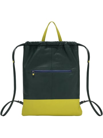 DuDu Rucksack Leder 42 cm in mangrove