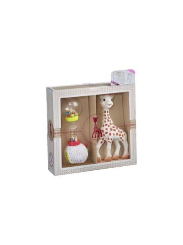 Sophie la Girafe Motorikspielzeug Giraffe Sophie Geschenkset: Beißring und Rassel