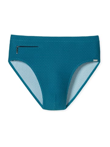 Schiesser Badehose Classic Swim in Petrol