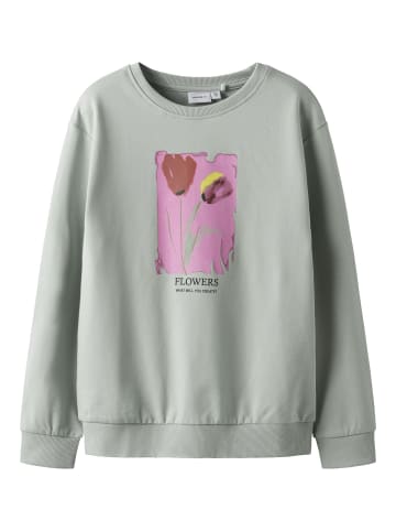 name it Sweatshirt in Aqua Gray