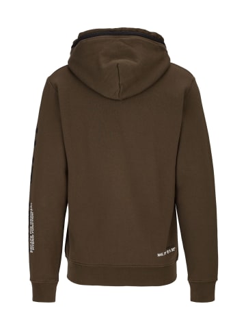 Replay Kapuzensweatshirt Cotton Fleece in grün