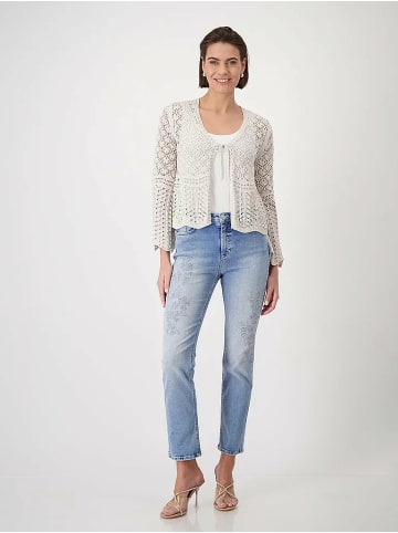 monari Strickjacke für Damen in weiß