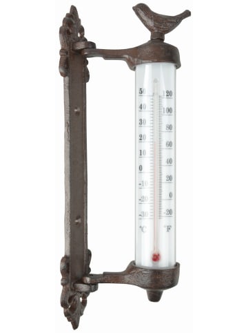 Esschert Design Gartenthermometer in Braun