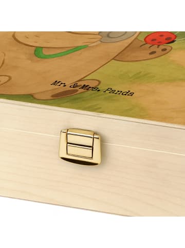 Mr. & Mrs. Panda Teeaufbewahrung Bär Arzt Design ohne Spruch in Weiß