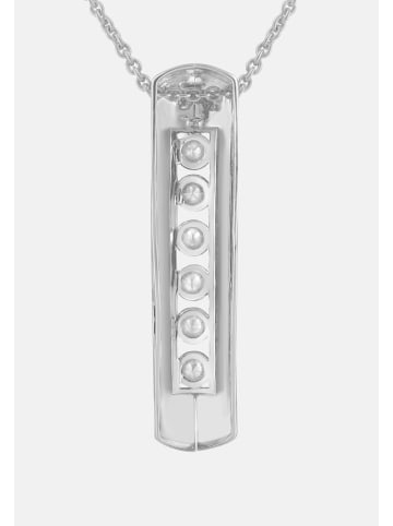 Ethische Diamanten Halskette aus 375 Weißgold mit Lab Grown Diamant