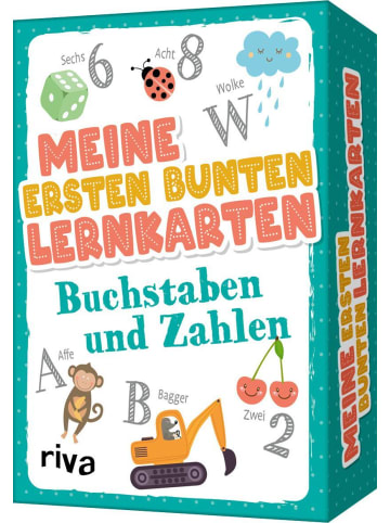 riva Meine ersten bunten Lernkarten - Buchstaben und Zahlen | Über 40 Spiel- und...