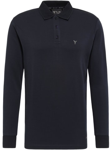 Carlo Colucci Langarmshirt Camastra in Navy