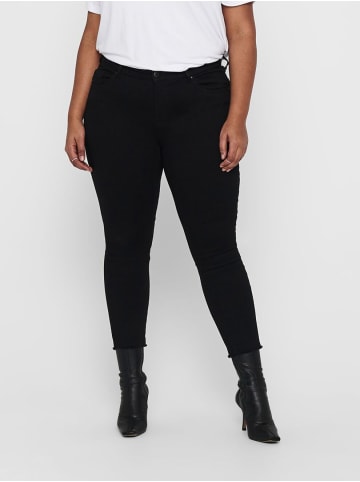 ONLY Carmakoma Skinny Stretch Jeans Curvy Plus Size Denim CARWILLY Übergröße in Schwarz