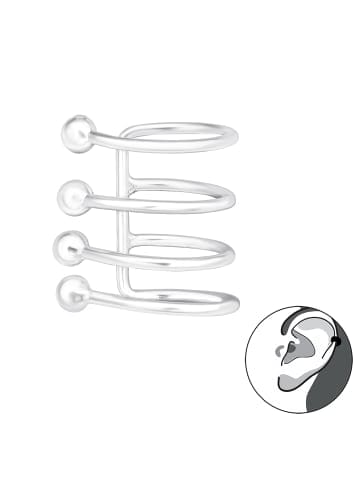 Alexander York EAR CUFF in 925 Sterling Silber in silber