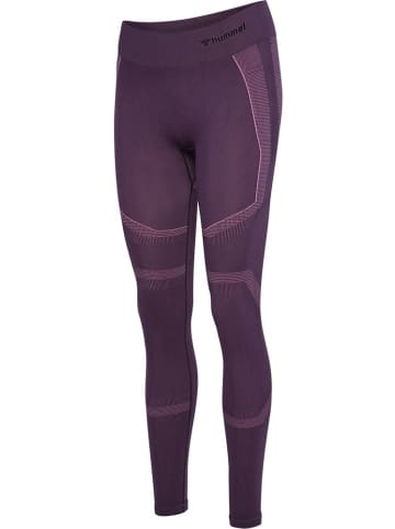 Hummel Sportleggings "Hmlmt Power Seamless Mw Tights" in Lila