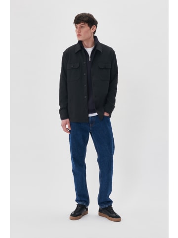 Matinique Overshirts MAdamo Gerade Passform in Black
