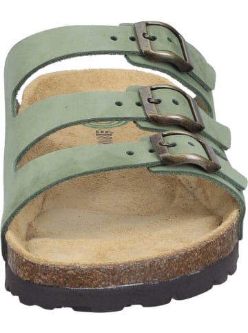 Dr. BRINKMANN Klassische Pantoletten in grün
