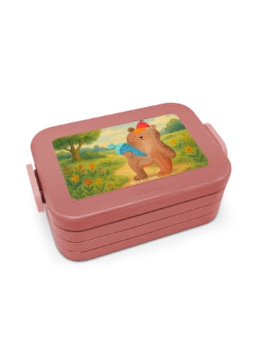 Mr. & Mrs. Panda Lunchbox Bär Schultüte Design ohne Spruch in Rot Pastell