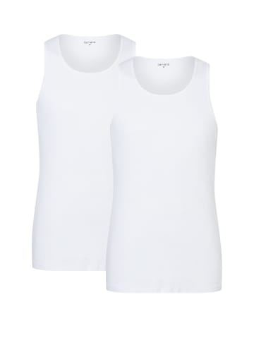 camano Tank Top 2er Pack comfort in Weiß