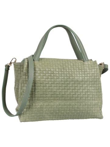 Toscanto Toscanto Handtasche Leder hellgrün ca. 30cm