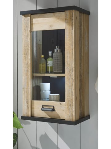 Furn.Design Küchenoberschrank Used Wood, anthrazit 50 cm, Hängeschrank mit Soft-Close