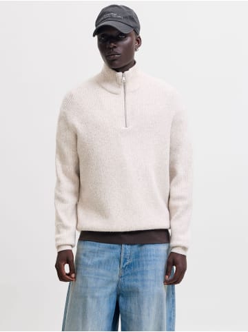Jack & Jones Gestricktes Polo in Sea Salt