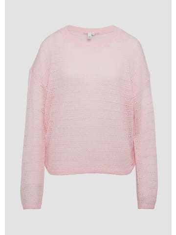 QS Strickpullover in 4121_altrosa