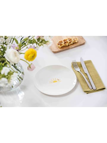 Villeroy & Boch Frühstücksteller Hello Sunshine With Love ø 21,2 cm weiß-gelb in weiß-gelb
