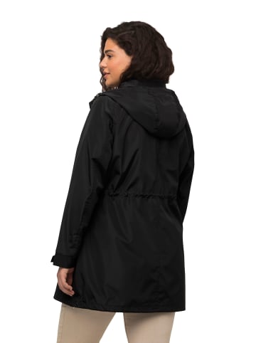 Ulla Popken Parka in schwarz