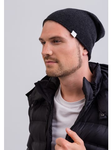 CASH-MERE.CH Bio Beanie in Dunkel Anthrazit