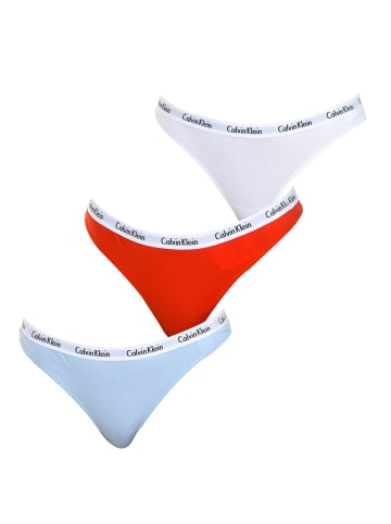 CALVIN KLEIN UNDERWEAR 3er-Set: Pantys in Multicolored