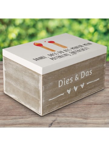 Mr. & Mrs. Panda Aufbewahrungsbox Mentor Potenzial mit Spruch in Weiß