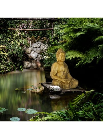 relaxdays Buddha-Figur in Gold