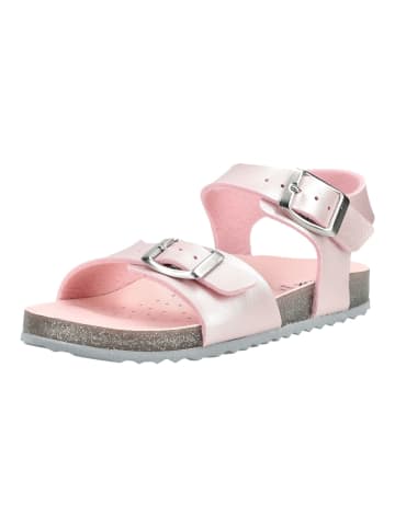 Geox Sandalen in Silber/Rosa
