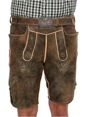 MADDOX Lederhose HERMANN in mittelbraun