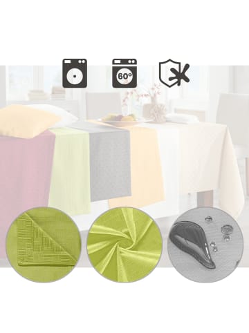 Erwin Müller Jacquard, Baumwollmischung Tischdecke Paderborn in grün