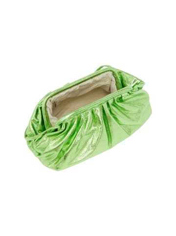 faina Women Clutch in Lime