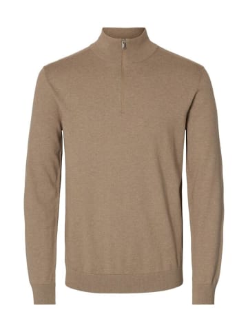Selected Pullover in savannah tan