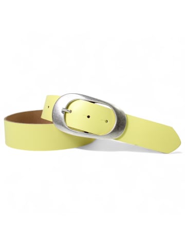 FRONHOFER Ledergürtel in Lemon