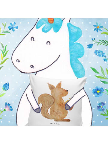 Mr. & Mrs. Panda kissen für couch Eichhörnchen Weihnachten ohne ... in Weiß