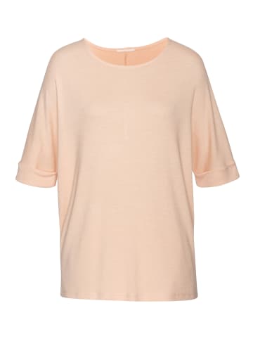 LASCANA Rundhalsshirt in peach