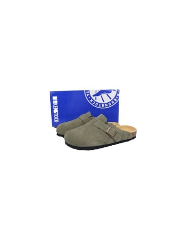 Birkenstock Boston Soft Footbed Clog Dunkelgrün