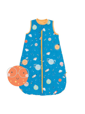 Schlummersack Babyschlafsack, 1.0 TOG in Blau-Gelb