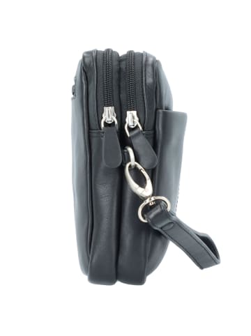 Esquire Oxford Handgelenktasche Leder 25 cm schwarz