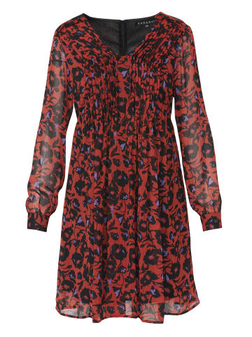 KOROSHI Langärmeliges Kleid in rot