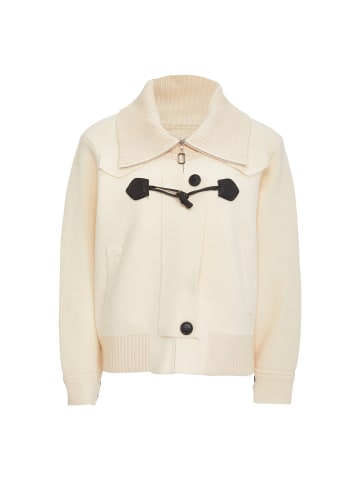 CARNEA Damen Strickjacke in Wollweiss