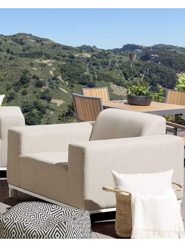 Beliani 2er-Set Sessel ROVIGO in Beige/Weiß