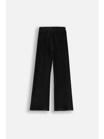 Coccodrillo Cord-Leggings mit langem Hosenbein in schwarz