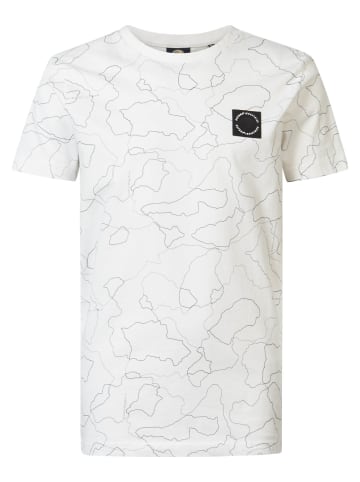 Petrol Industries T-Shirt mit Allover-Muster Shorebreak in Weiß