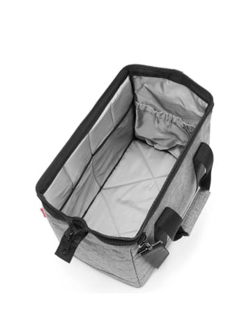Reisenthel travelling allrounder M - Reisetasche 40 cm (twist maroon) in twist silver