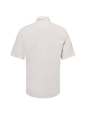 Nils Sundström Freizeithemd mit Leinen-Anteil in beige - 0004
