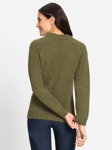 WITT WEIDEN Pullover in schilf-oliv-meliert