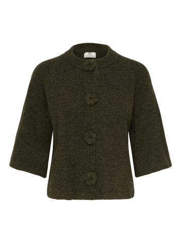 JDY Strickjacke in Dark Olive
