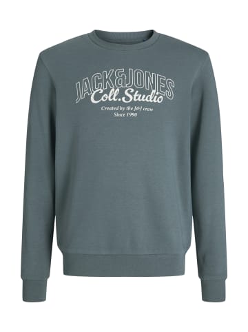 JACK & JONES Junior Sweatshirt 'JJMAKOTO' in grau
