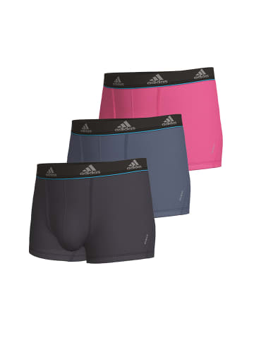 Adidas Sportswear Retro Short / Pant Active Micro Mesh in Pink / Dunkelgrau / Schwarz